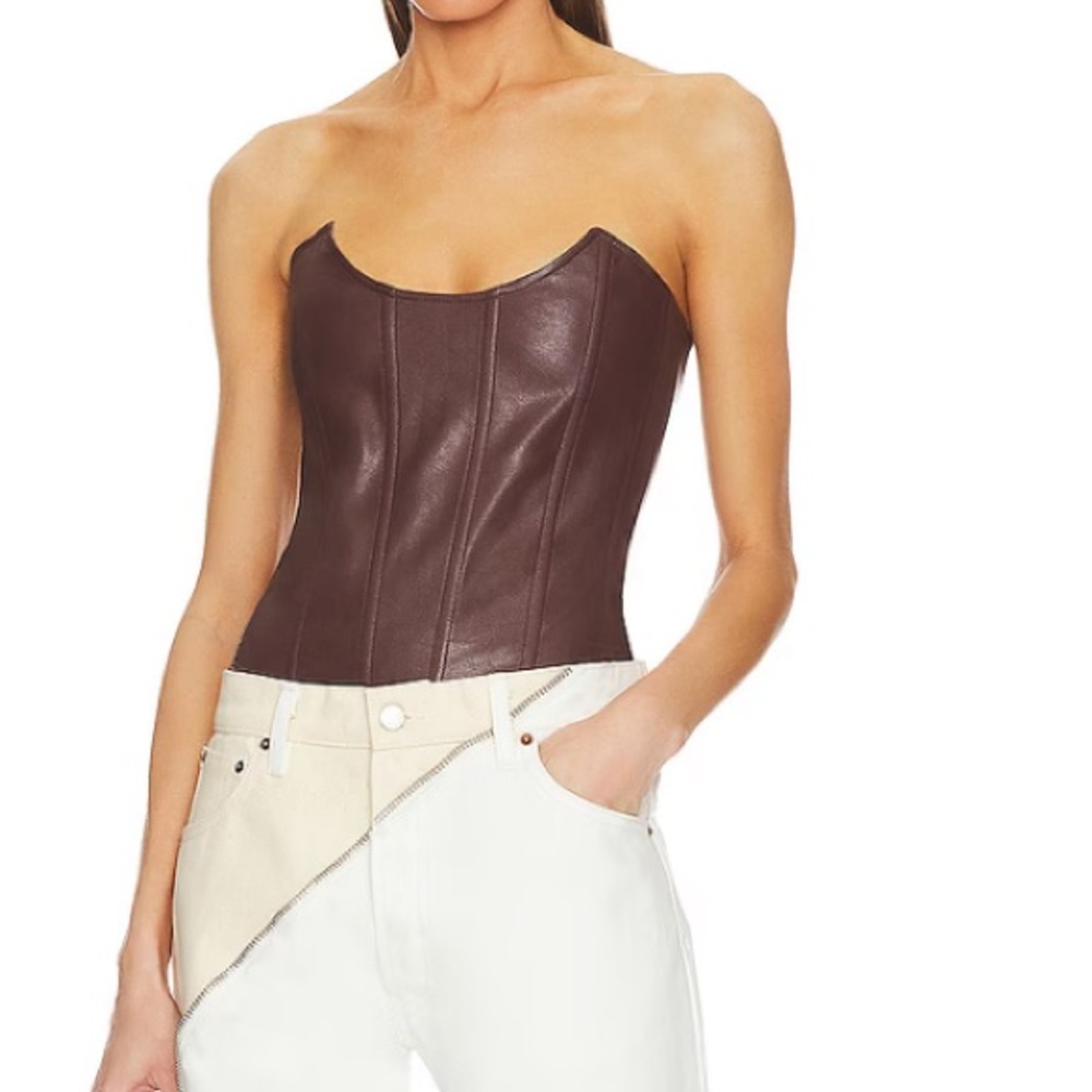 Miaou Leia Corset in Brown